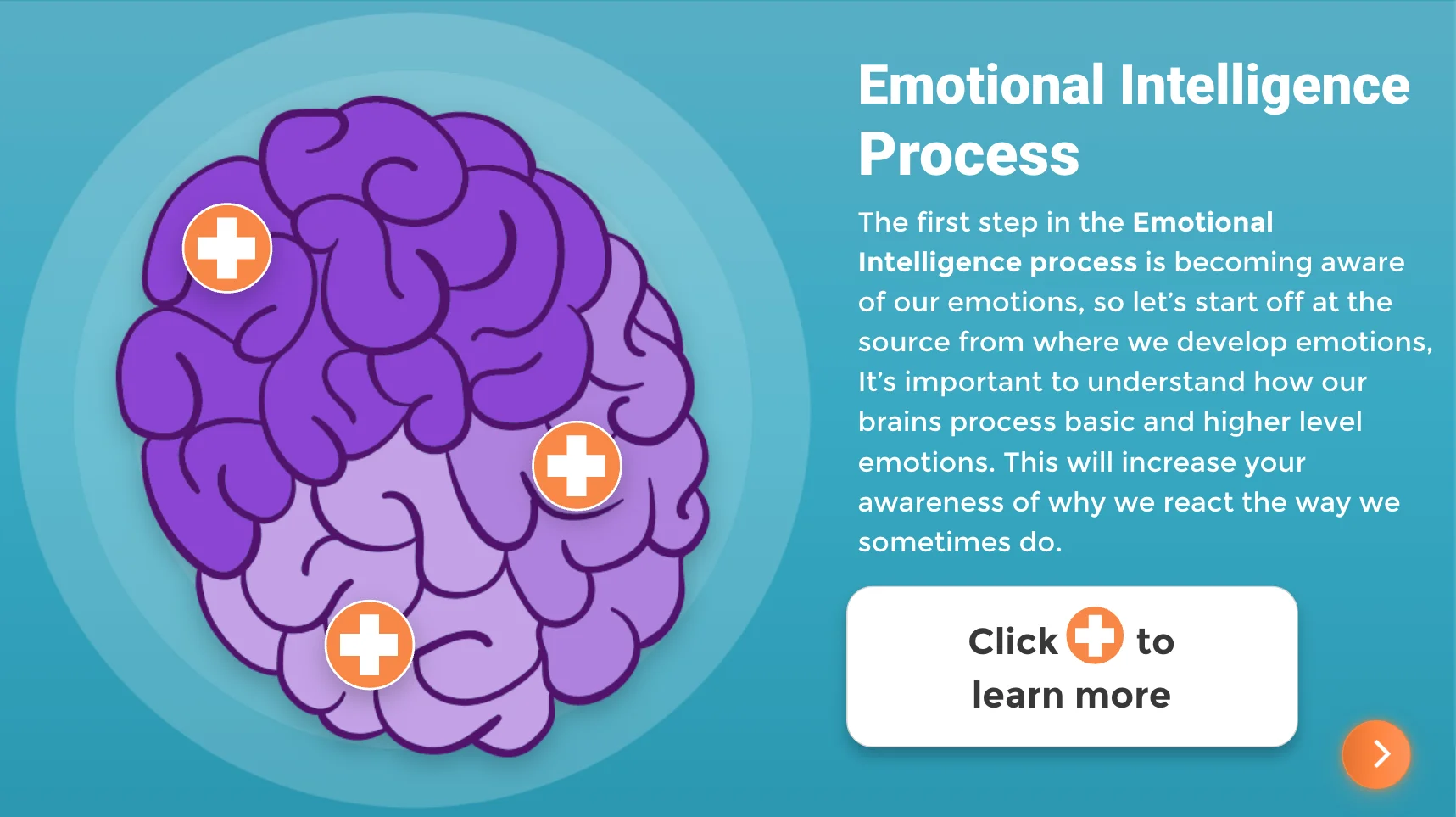 Emotional Intelligence Process - Brain illustration